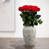 A Dozen Red Infinity Roses with Stem | Infinity Roses | Classic & Timeless Gift for Her