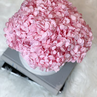 Pink Hydrangea Bouquet preserved for flower delivery