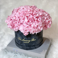 Pink Hydrangea Bouquet preserved for flower delivery