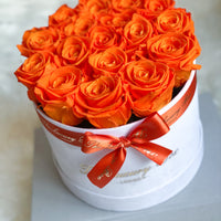 customised personalised eternity roses in a box