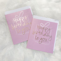Birthday gift card