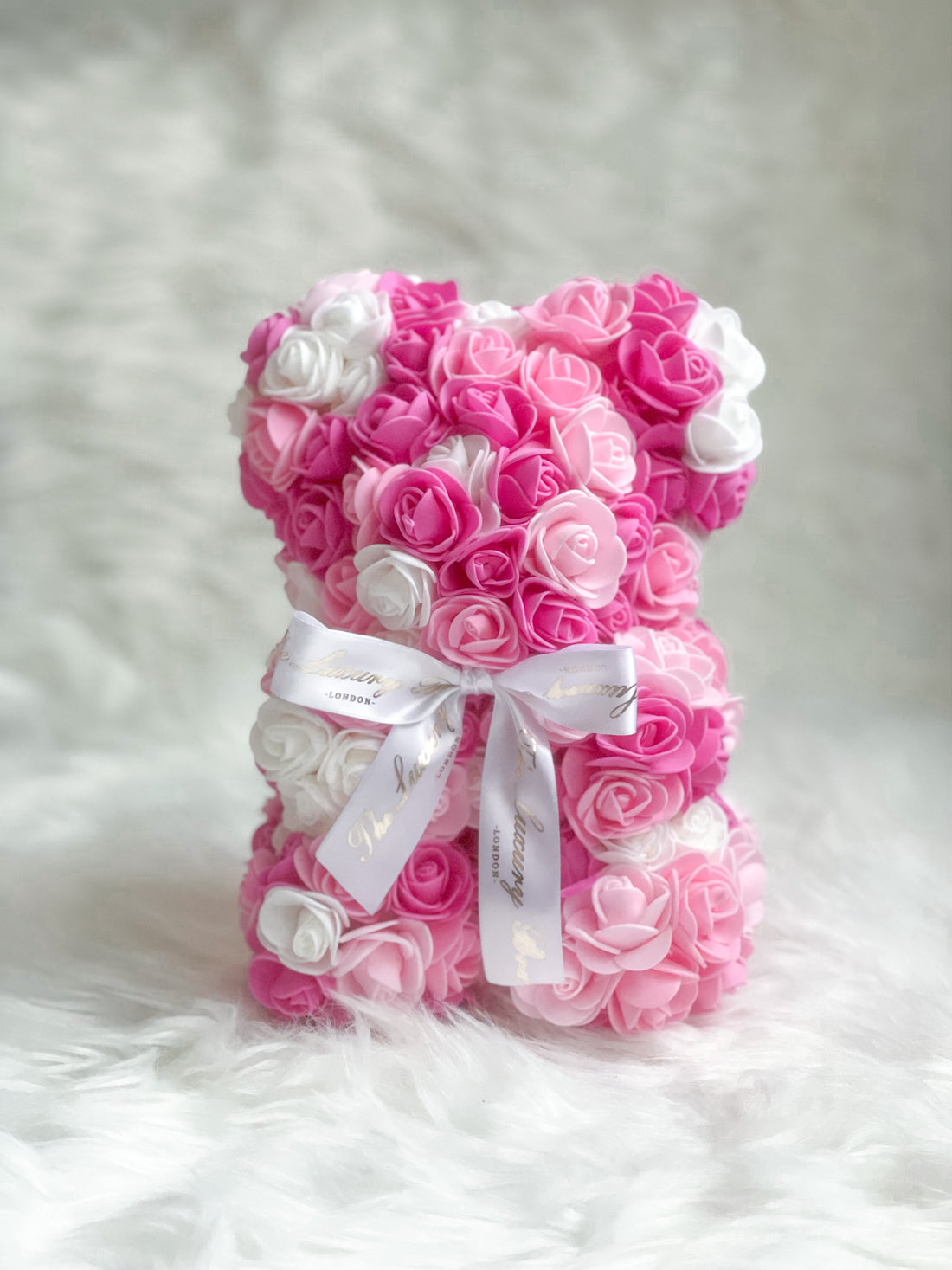 Small Panda Rose Teddy Bear gift for her delivered in UK