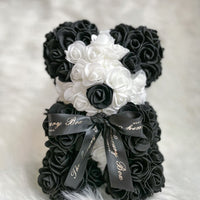 Small Panda Rose Teddy Bear gift for her delivered in UK