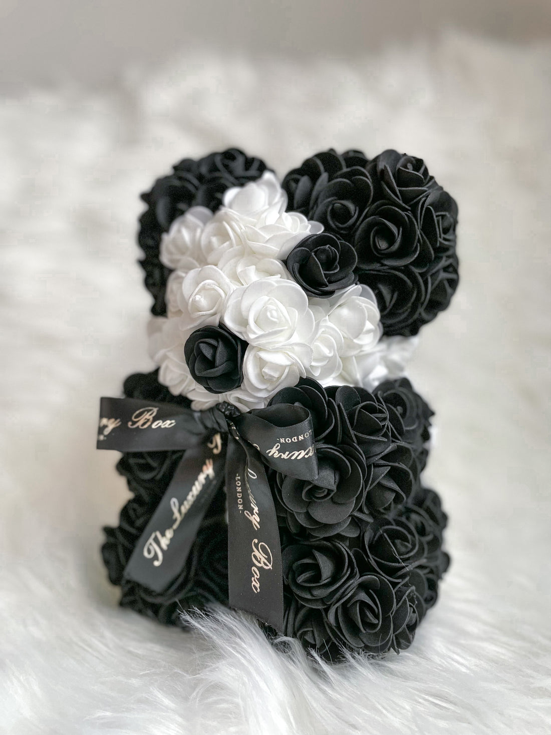 Small Panda Rose Teddy Bear gift for her delivered in UK