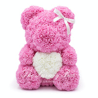 Pink Rose Bear