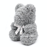 Grey Rose Bear