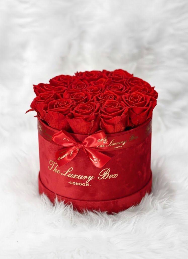 BUILD YOUR OWN Infinity Preserved Rose Box | Luxury Preserved Flower Gift Box for Valentine's Day