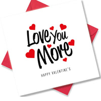 I LOVE YOU - Valentines Card.