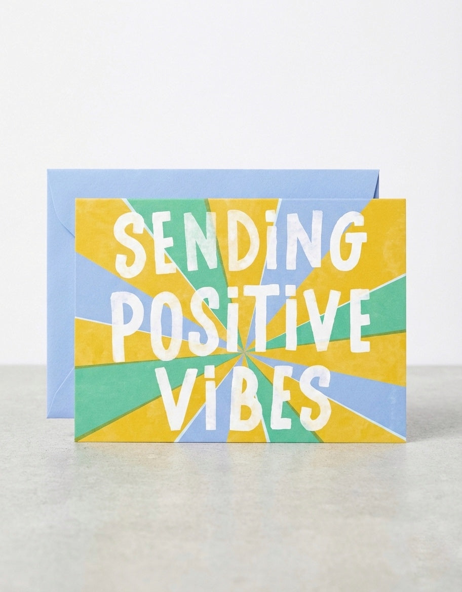 "Sending positive vibes" Card 