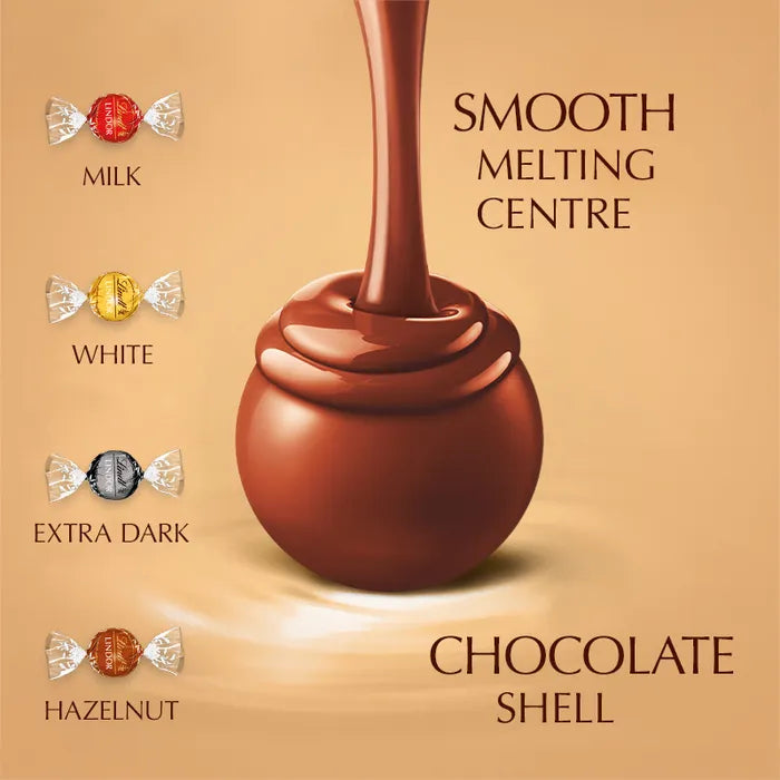 Lindt LINDOR Assorted Chocolate Truffles Box 200g