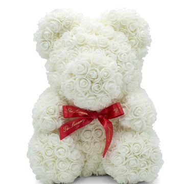 white rose bear