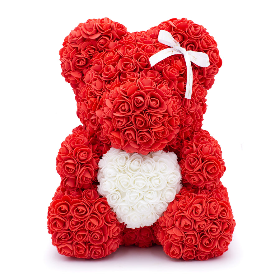 rose bear personalised gift for her