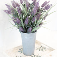 artificial lavender plant in pot for home decoration idea