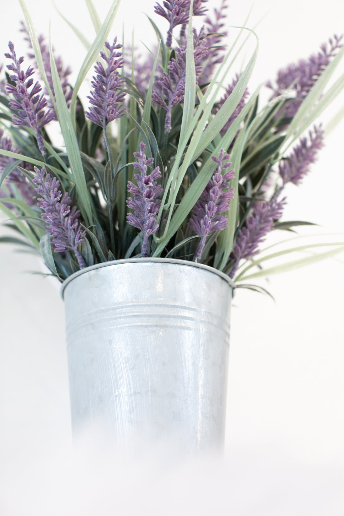 home decoration idea artificial lavender plant  in pot