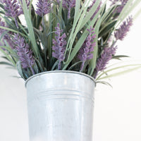 home decoration idea artificial lavender plant  in pot