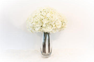 luxury home decoration statement piece ivory artificial flowers in vase