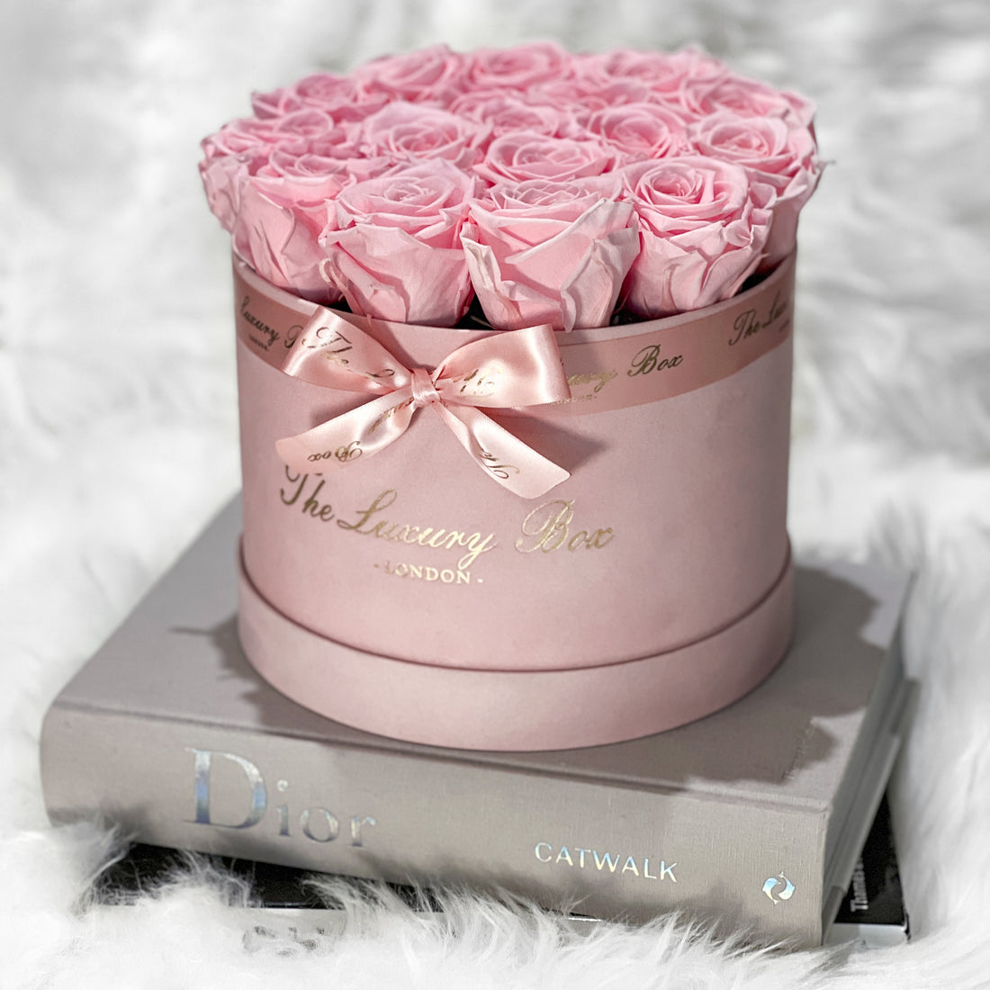 personalised valentine's day gift for her preserved eternity rose box