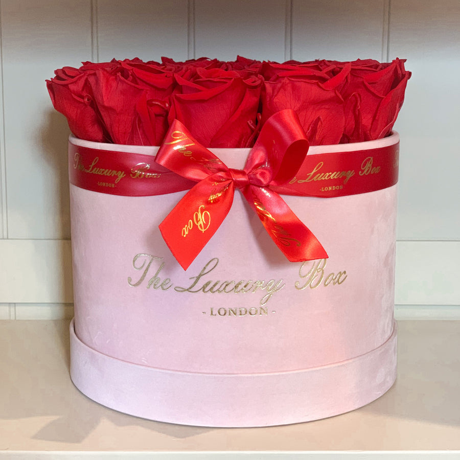 personalised valentine's day gift for her preserved eternity rose box