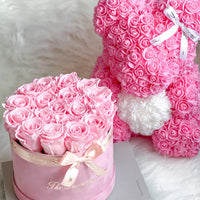 valentine's day gift set rose bear and eternity rose box that last for years