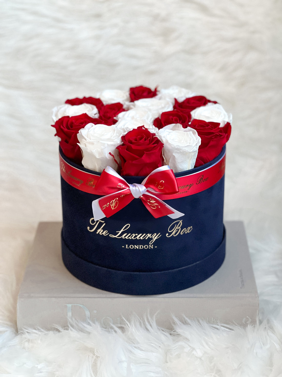 BUILD YOUR OWN Infinity Preserved Rose Box | Luxury Preserved Flower Gift Box