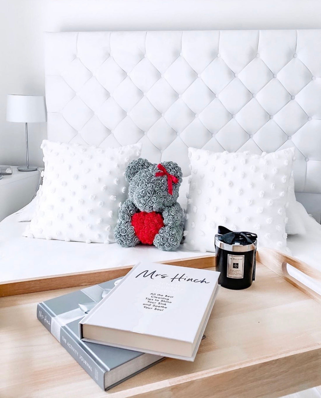rose teddy bear home decor