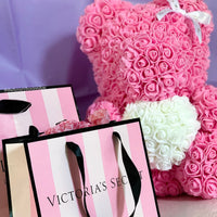 pink rose bear gift for girls