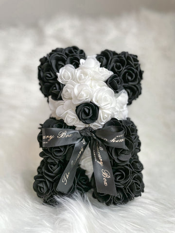 Small Panda Rose Teddy Bear gift for her delivered in UK