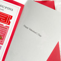 Valentine's Day Coupon gift card for her