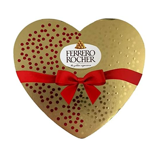 Ferrero Milk chocolate in Heart Shaped Box