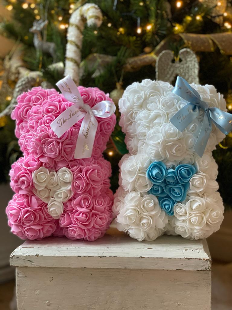 rose bear personalised gift for her