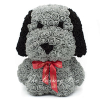 Rose Bear - Dog - Premium X - Grey 14 in. - Luxury Box London
