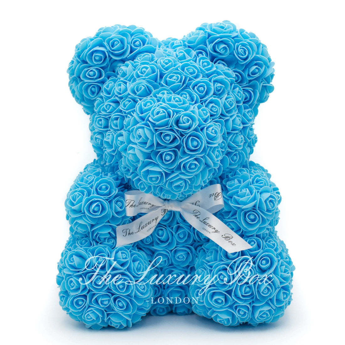 baby blue rose bear