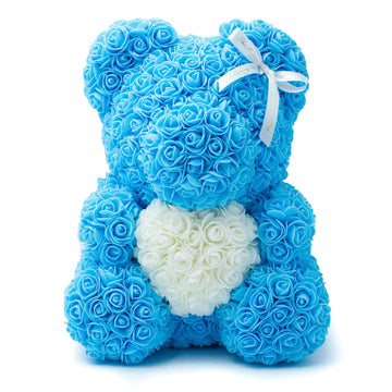 Baby Blue Rose Bear 