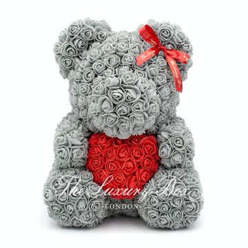 Grey Rose Bear