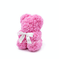 Small Pink Rose Bear