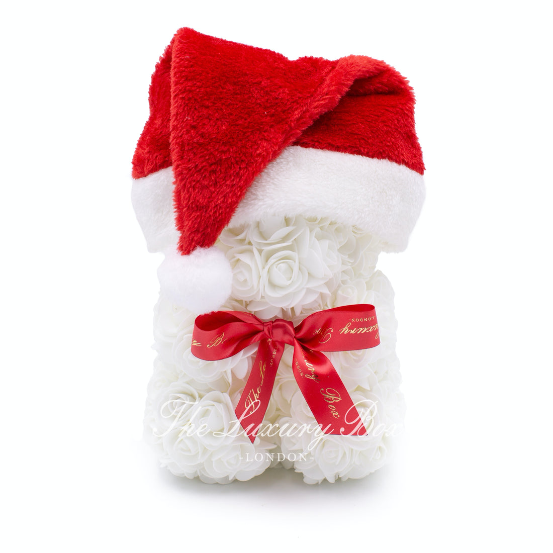 White rose bear christmas